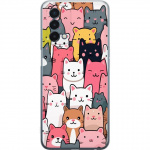 Mobiele hoes voor OnePlus Nord N200 5G met Kattenpatroon ontwerp