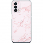 Mobiele hoes voor OnePlus Nord N200 5G met Roze Hart ontwerp