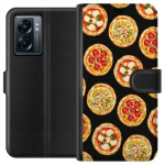 Portemonnee-hoesje voor OnePlus Nord N300 met Pizza ontwerp