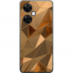 Mobiele hoes voor OnePlus Nord CE 3 Lite met 3D Goud ontwerp