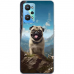 Mobiele hoes voor Realme GT Neo2 met Blije Hond ontwerp