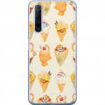 Mobiele hoes voor Realme X50 5G met Glasachtig ontwerp