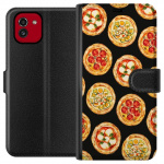 Portemonnee-hoesje voor Samsung Galaxy A03 met Pizza ontwerp
