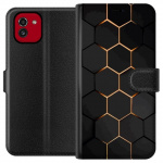 Portemonnee-hoesje voor Samsung Galaxy A03 met Luxe Patroon ontwerp