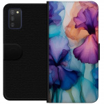 Portemonnee-hoesje voor Samsung Galaxy A03s met Magische bloemen ontwerp