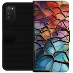 Portemonnee-hoesje voor Samsung Galaxy A03s met Metallic patroon ontwerp Portemonnee-hoesje voor Samsung Galaxy A03s met Metallic patroon ontwerp