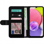 Portemonnee-hoesje voor Samsung Galaxy A03s met Metallic patroon ontwerp Portemonnee-hoesje voor Samsung Galaxy A03s met Metallic patroon ontwerp