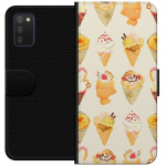 Portemonnee-hoesje voor Samsung Galaxy A03s met Glasachtig ontwerp