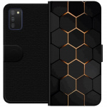 Portemonnee-hoesje voor Samsung Galaxy A03s met Luxe Patroon ontwerp