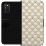 Portemonnee-hoesje voor Samsung Galaxy A03s met Goudglans ontwerp