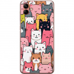 Mobiele hoes voor Samsung Galaxy A04 met Kattenpatroon ontwerp