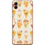 Mobiele hoes voor Samsung Galaxy A04 met Glasachtig ontwerp