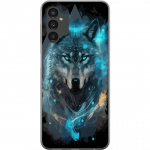 Mobiele hoes voor Samsung Galaxy A04s met Wolf ontwerp