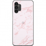 Mobiele hoes voor Samsung Galaxy A04s met Roze Hart ontwerp