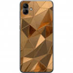 Mobiele hoes voor Samsung Galaxy A05 met 3D Goud ontwerp