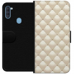 Portemonnee-hoesje voor Samsung Galaxy A11 met Goudglans ontwerp