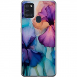 Mobiele hoes voor Samsung Galaxy A21s met Magische bloemen ontwerp