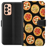 Portemonnee-hoesje voor Samsung Galaxy A23 met Pizza ontwerp