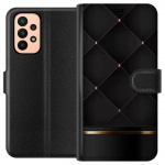 Portemonnee-hoesje voor Samsung Galaxy A23 met Luxe lijn ontwerp