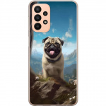 Mobiele hoes voor Samsung Galaxy A23 met Blije Hond ontwerp