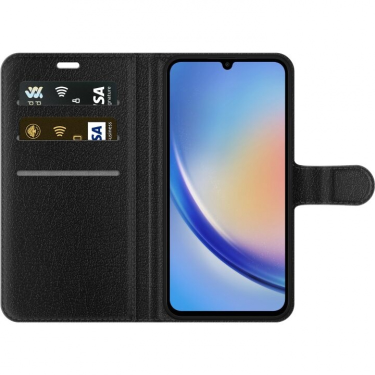 Portemonnee-hoesje voor Samsung Galaxy A24 4G met Magische bloemen ontwerp Portemonnee-hoesje voor Samsung Galaxy A24 4G met Magische bloemen ontwerp