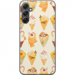 Mobiele hoes voor Samsung Galaxy A24 4G met Glasachtig ontwerp