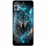 Mobiele hoes voor Samsung Galaxy A32 5G met Wolf ontwerp