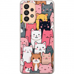 Mobiele hoes voor Samsung Galaxy A33 5G met Kattenpatroon ontwerp