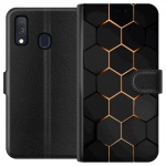 Portemonnee-hoesje voor Samsung Galaxy A40 met Luxe Patroon ontwerp