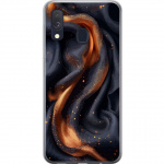 Mobiele hoes voor Samsung Galaxy A40 met Vurig zijde ontwerp