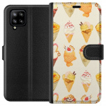 Portemonnee-hoesje voor Samsung Galaxy A42 5G met Glasachtig ontwerp