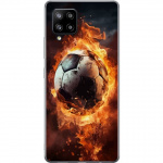 Mobiele hoes voor Samsung Galaxy A42 5G met Voetbal ontwerp Mobiele hoes voor Samsung Galaxy A42 5G met Voetbal ontwerp