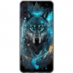 Mobiele hoes voor Samsung Galaxy A50 met Wolf ontwerp