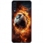 Mobiele hoes voor Samsung Galaxy A50 met Voetbal ontwerp
