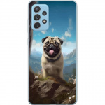 Mobiele hoes voor Samsung Galaxy A52 5G met Blije Hond ontwerp