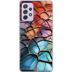 Mobiele hoes voor Samsung Galaxy A52s 5G met Metallic patroon ontwerp