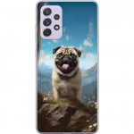 Mobiele hoes voor Samsung Galaxy A52s 5G met Blije Hond ontwerp