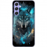 Mobiele hoes voor Samsung Galaxy A54 met Wolf ontwerp