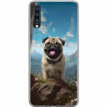 Mobiele hoes voor Samsung Galaxy A70 met Blije Hond ontwerp
