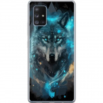 Mobiele hoes voor Samsung Galaxy A71 5G met Wolf ontwerp