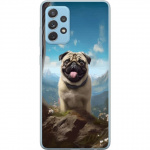 Mobiele hoes voor Samsung Galaxy A72 5G met Blije Hond ontwerp