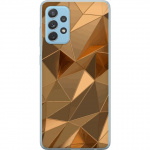 Mobiele hoes voor Samsung Galaxy A72 5G met 3D Goud ontwerp