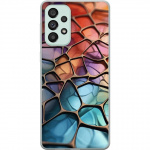 Mobiele hoes voor Samsung Galaxy A73 5G met Metallic patroon ontwerp