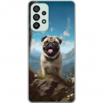 Mobiele hoes voor Samsung Galaxy A73 5G met Blije Hond ontwerp