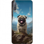 Mobiele hoes voor Samsung Galaxy A7 (2018) met Blije Hond ontwerp Mobiele hoes voor Samsung Galaxy A7 (2018) met Blije Hond ontwerp