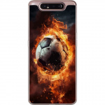 Mobiele hoes voor Samsung Galaxy A80 met Voetbal ontwerp
