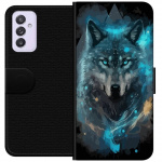 Portemonnee-hoesje voor Samsung Galaxy A82 5G met Wolf ontwerp