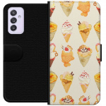 Portemonnee-hoesje voor Samsung Galaxy A82 5G met Glasachtig ontwerp