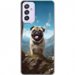 Mobiele hoes voor Samsung Galaxy A82 5G met Blije Hond ontwerp