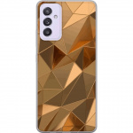 Mobiele hoes voor Samsung Galaxy A82 5G met 3D Goud ontwerp